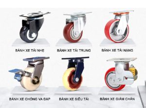 kích thước bánh xe đẩy